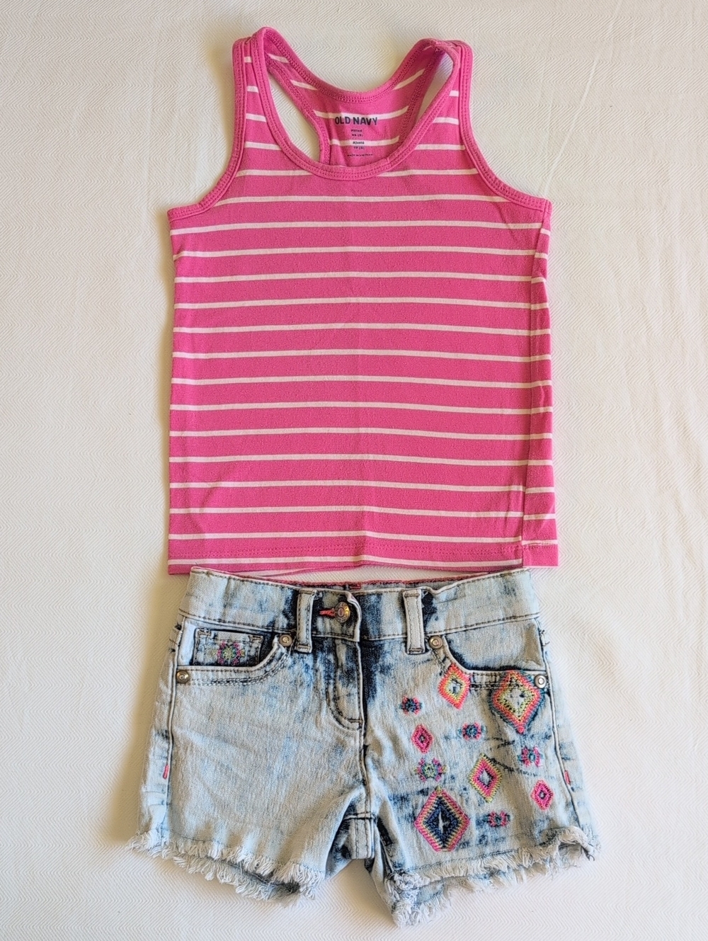 Toddler Girls Summer Capsule Outfit Lot 5pc Baby Gap George Old Navy Size 5T - Picture 5 of 15